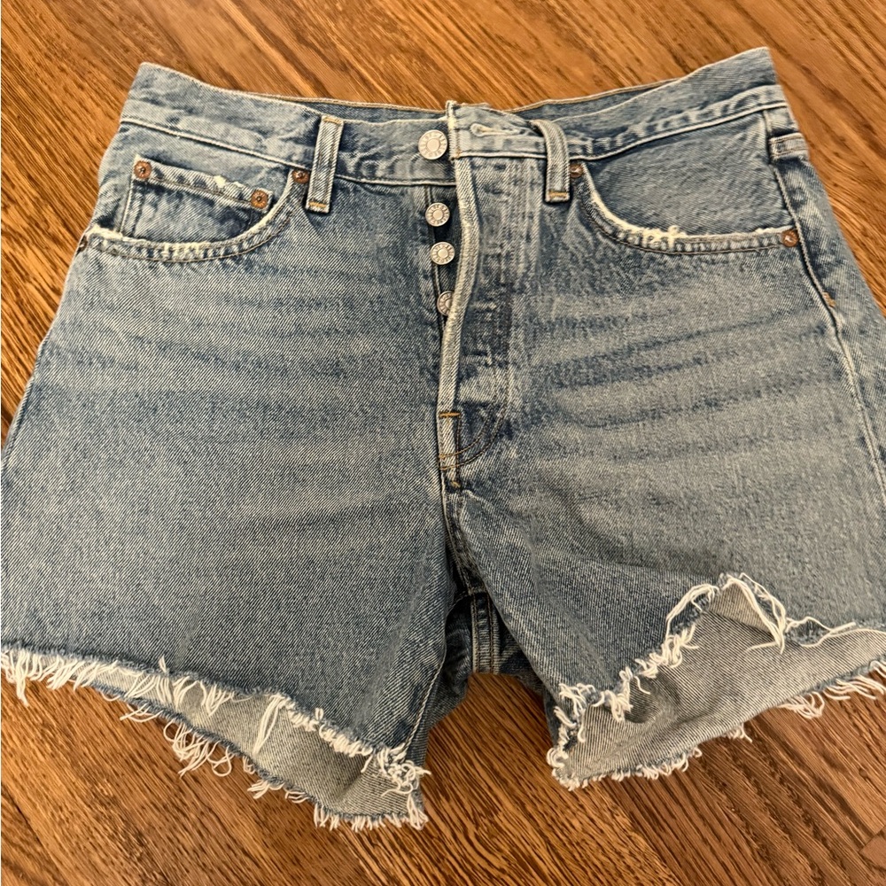 Agolde Parker Long Vintage Shorts